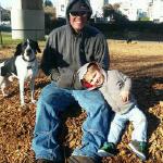 Syth & Mason at the dog park